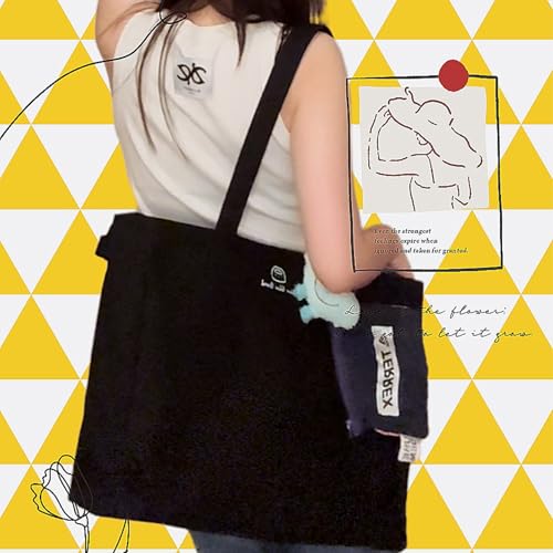 16IN Canvas Laptop Tote Bag with Trolley Sleeve