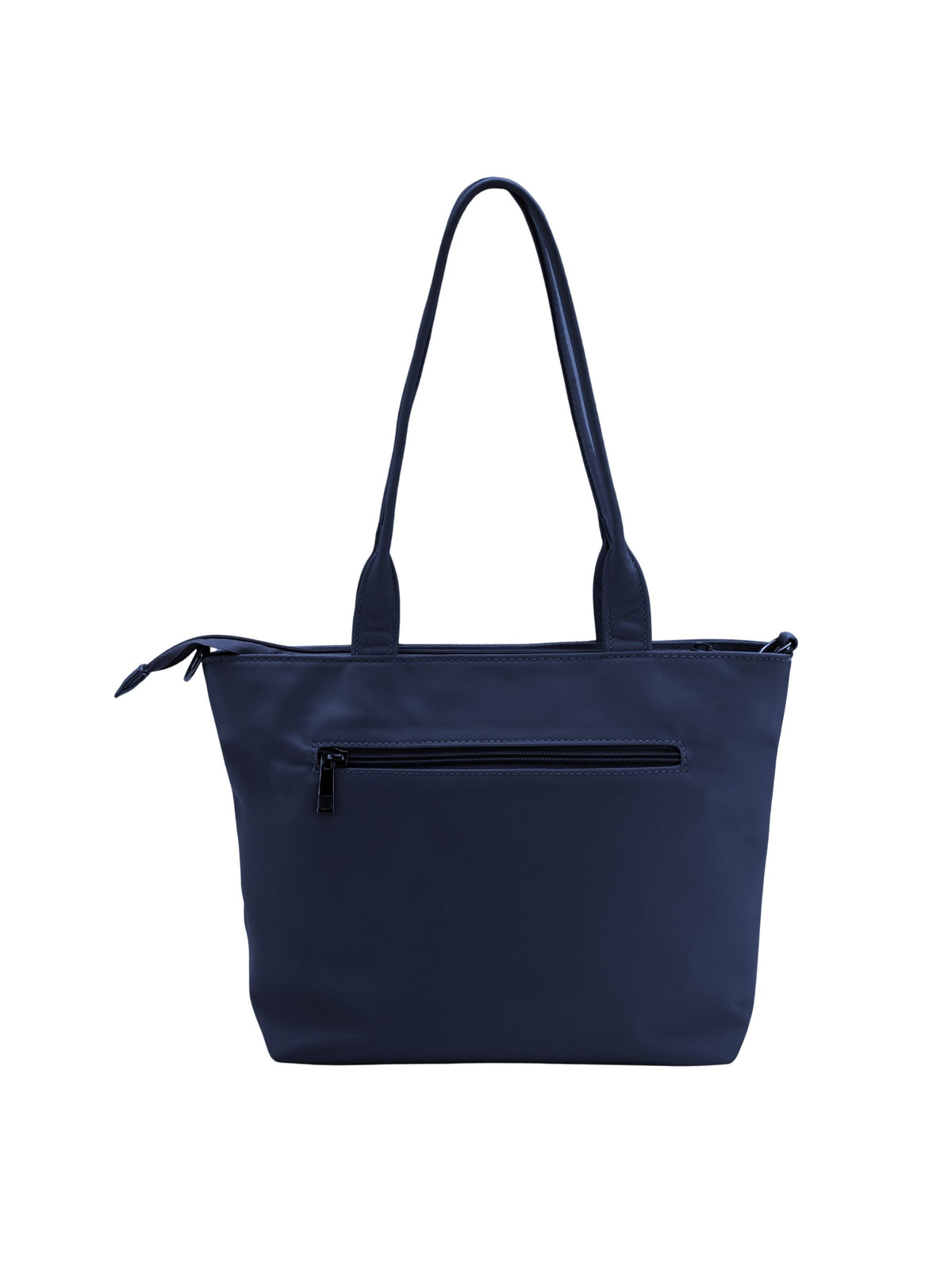 Night blue 12-inch water-resistant iPad tote bag back view