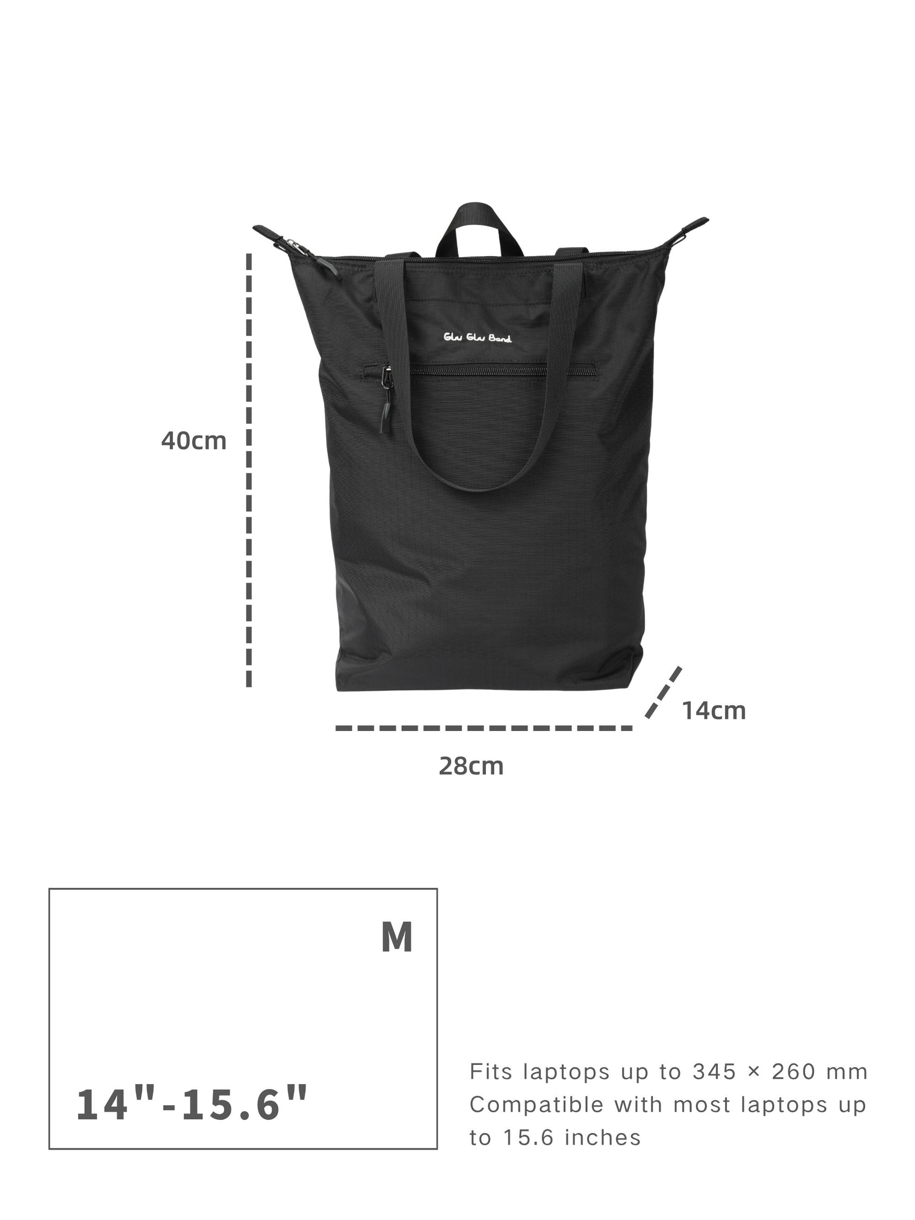 Carbon black 15.6-inch water-resistant laptop backpack for women dimensions and laptop size compatibility guide