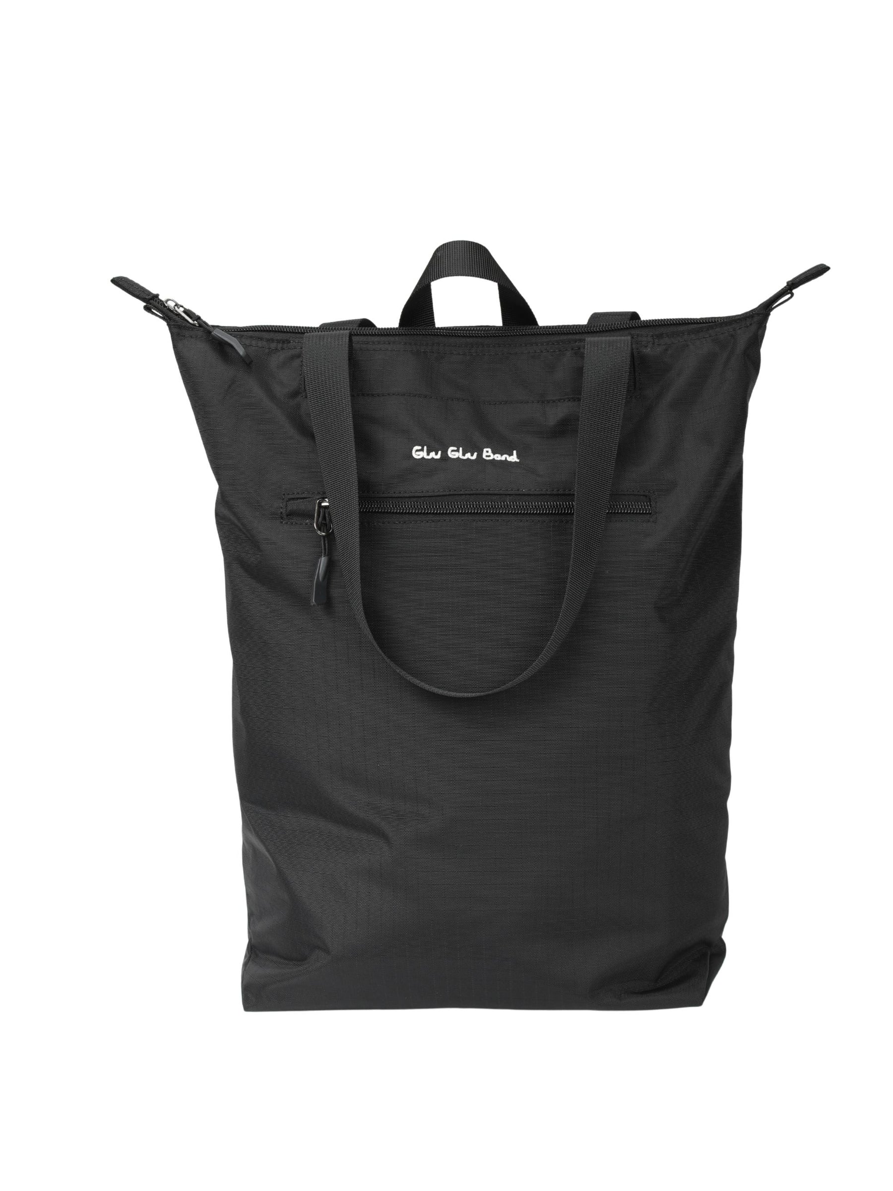 Carbon black 15.6-inch water-resistant laptop backpack for women front view