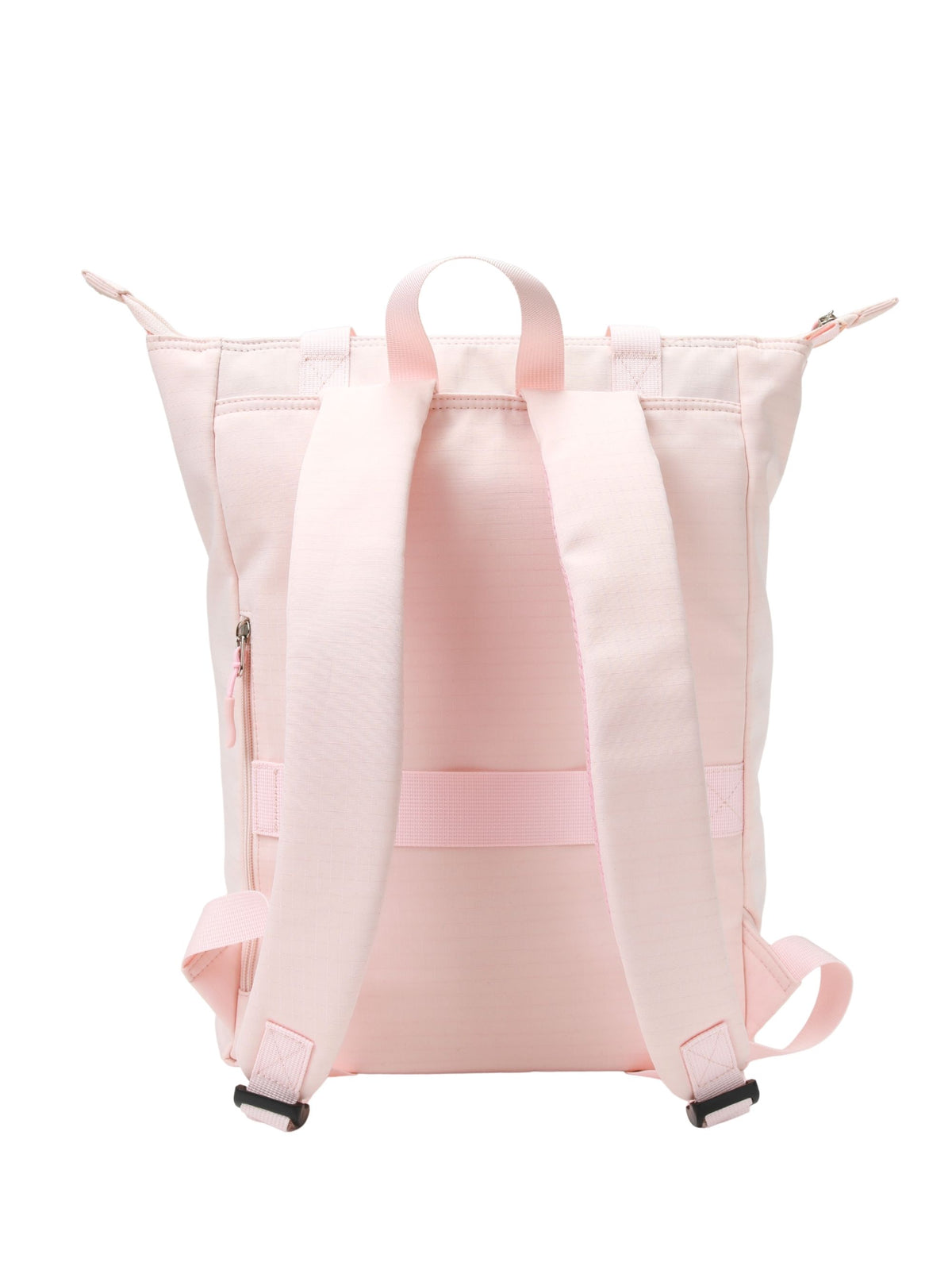 Sakura pink 15.6-inch water-resistant laptop backpack for women back view