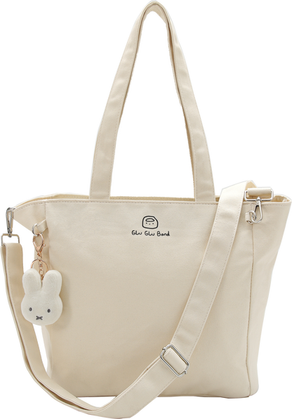 14IN Canvas Laptop Tote Bag with Trolley Sleeve