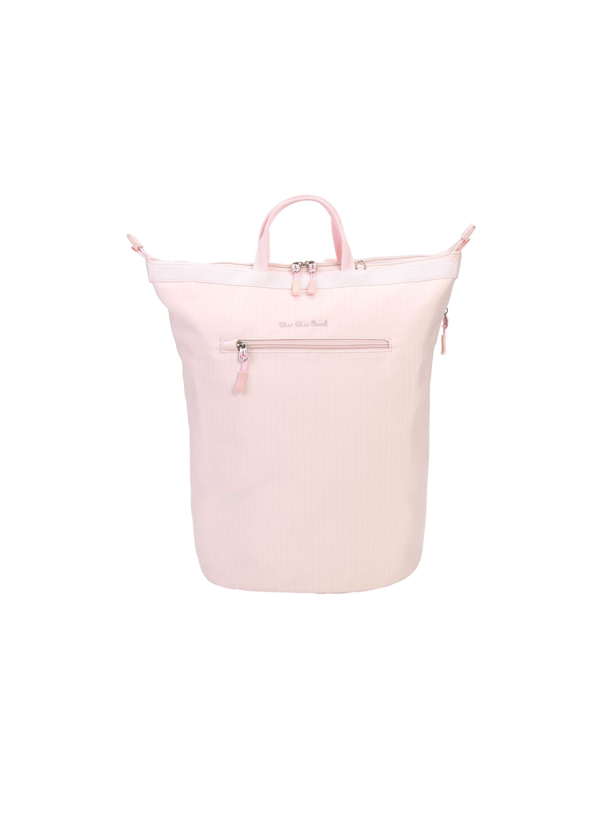 Sakura pink laptop backpack for women front studio view