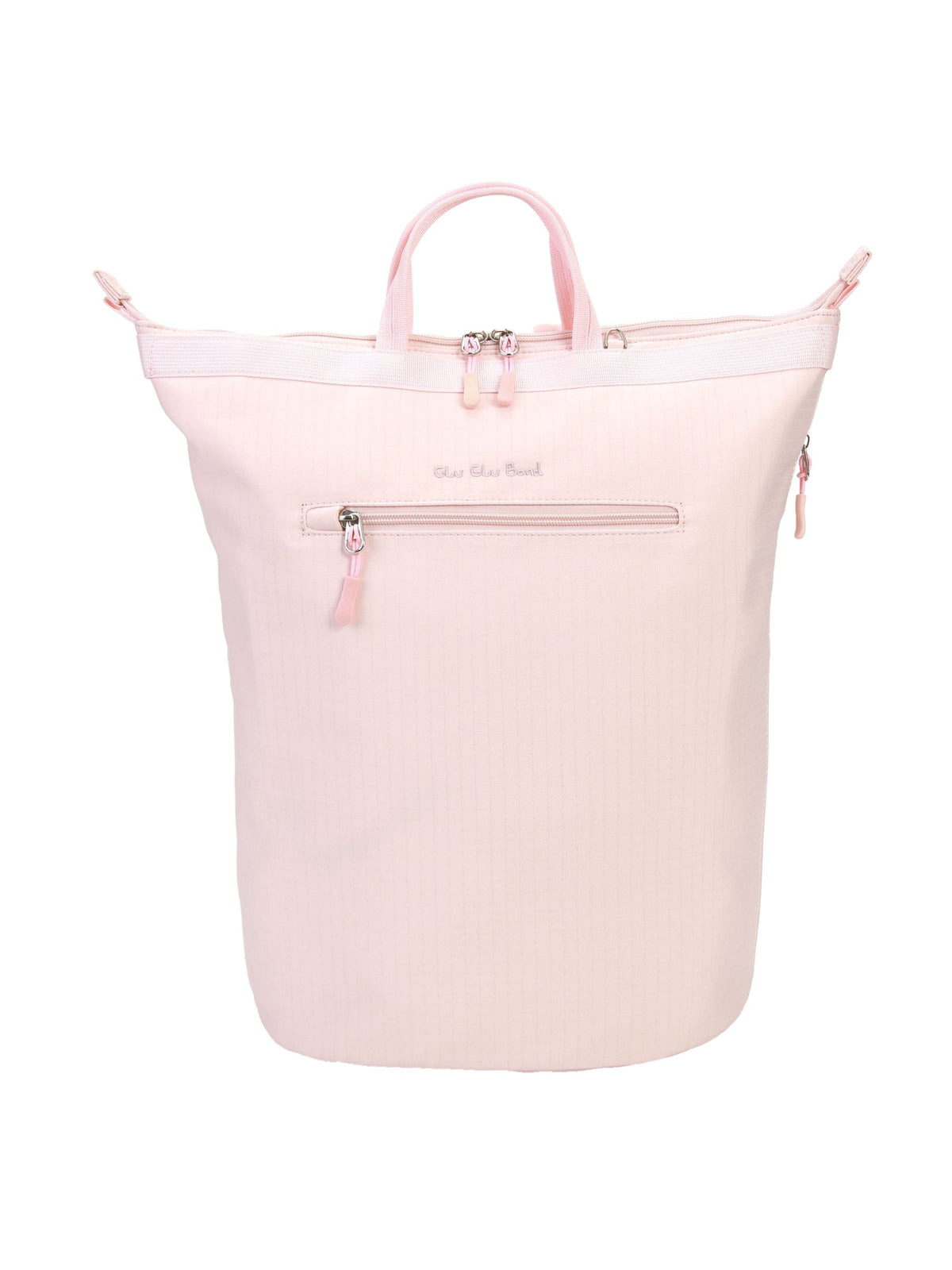 Sakura pink water-resistant laptop backpack for women front view