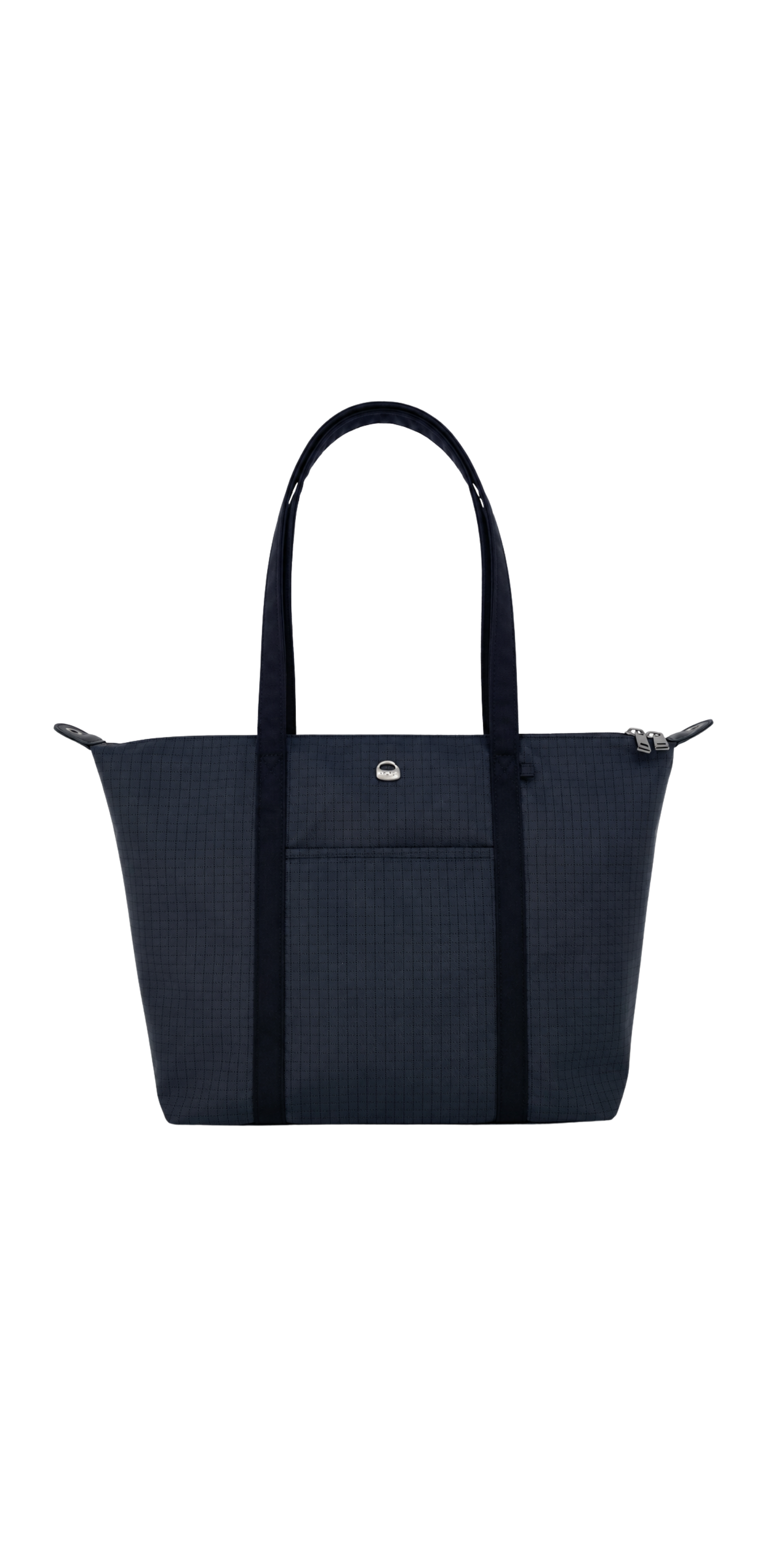 Carbon black 14-inch preppy laptop tote bag studio view