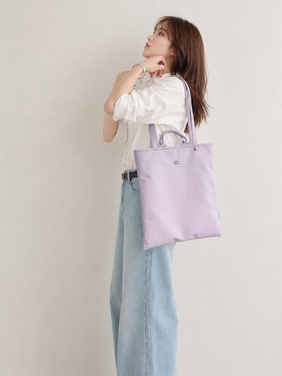 Water-Resistant Vertical Laptop Shoulder Bag – Fits Up to 15.6"