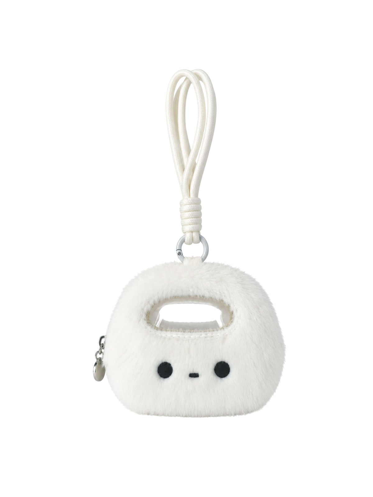 Glu Plush Coin Pouch – White