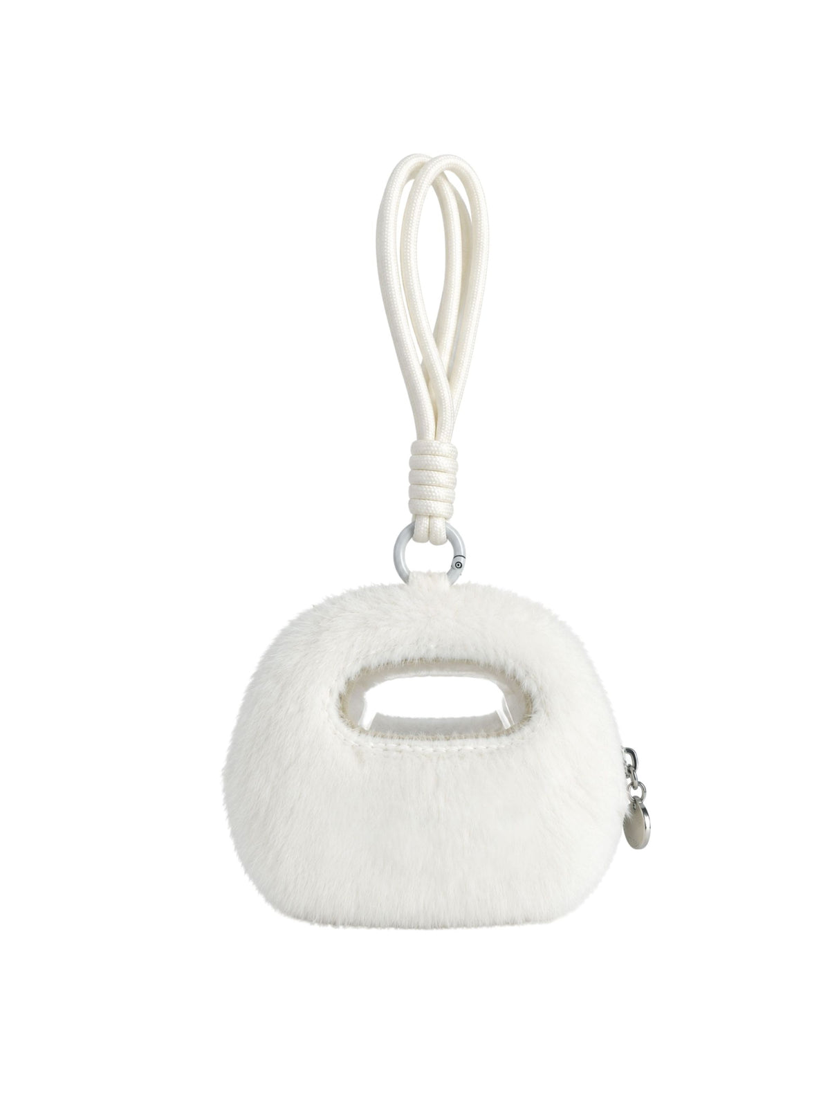 Glu Plush Coin Pouch – White